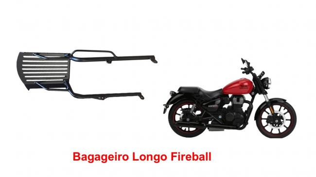 Bagageiro tubo chapa longa