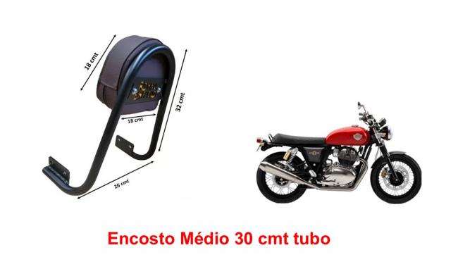 Encosto Tubular Médio 30 cmt