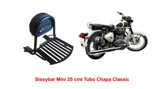 Sissybar Mini 25 cmt tubo chapa