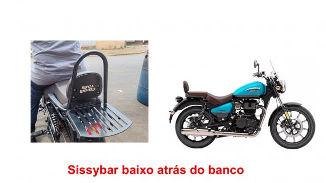 Sissybar M�dio atr�s do Banco