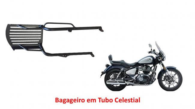 Bagageiro Tubo chapa longa
