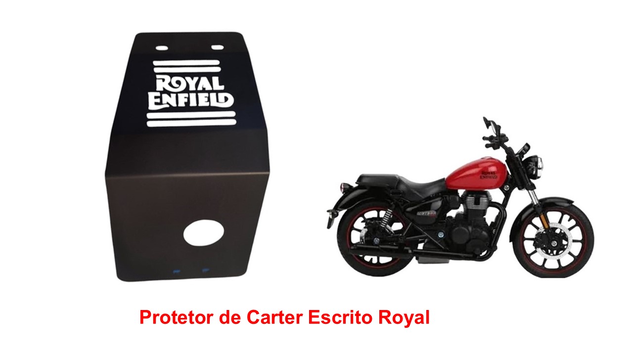 Protetor de Carter Meteor 350 Fireball - Escrito Royal