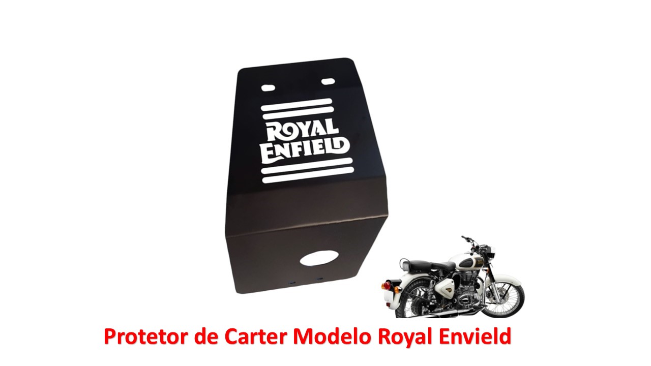 Protetor de Carter Classic 350 - Escrito Royal