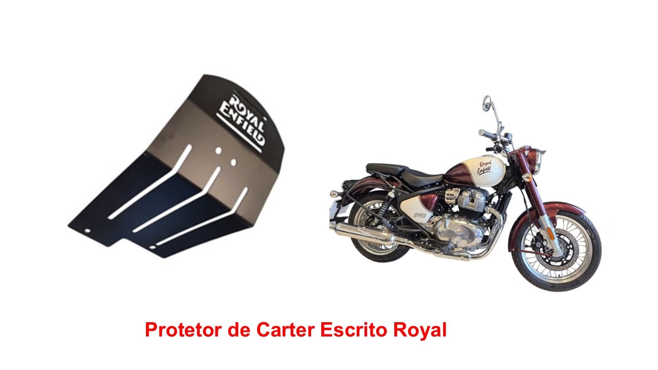 Protetor de Carter Classic 650 - Escrito Royal