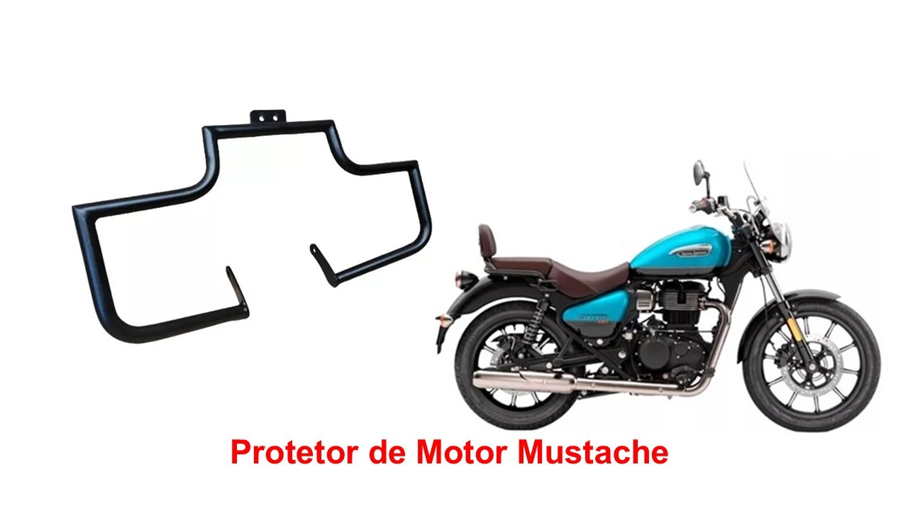 Protetor de Motor Meteor 350 Aurora - Mod Mustache