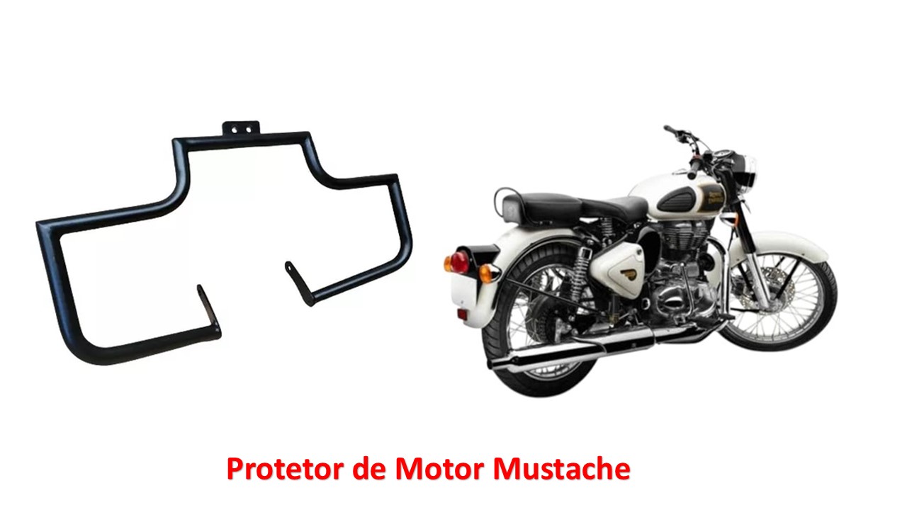 Protetor de Motor Classic 350 - Mod Mustache