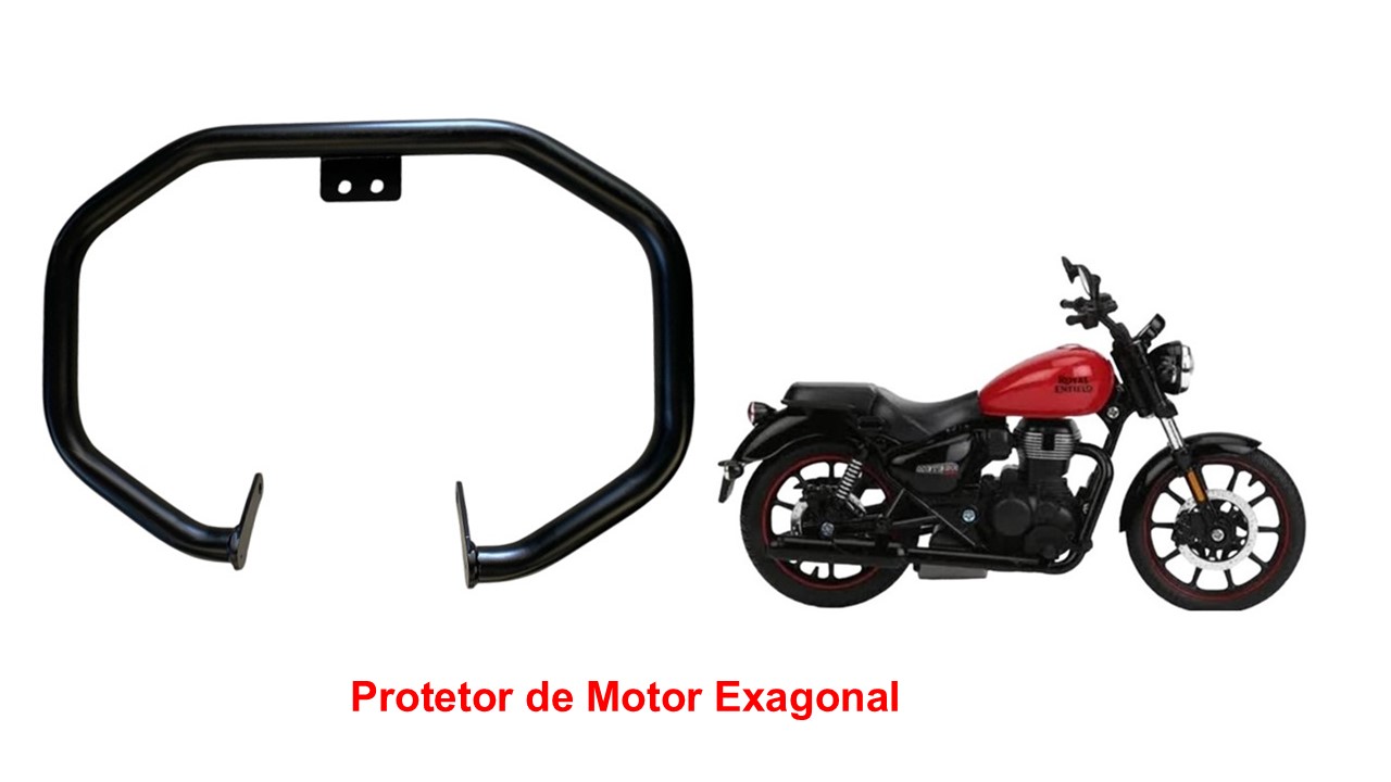 Protetor de Motor Hexagonal Meteor 350 Fireball