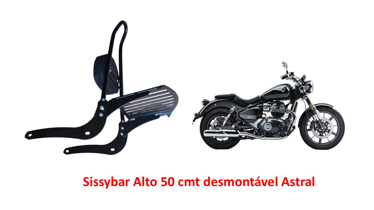 Sissybar Desmontável Alto 50 cmt Interestellar