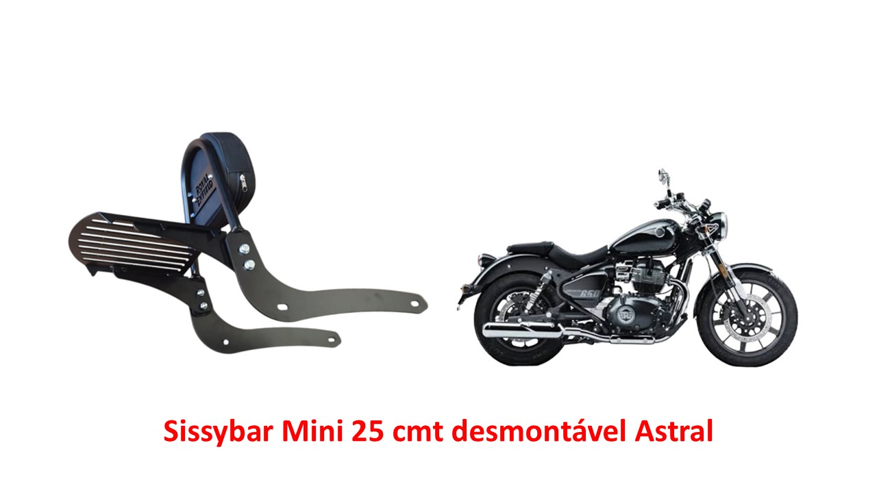 Sissybar Mini 25 cmt Desmontável Astral