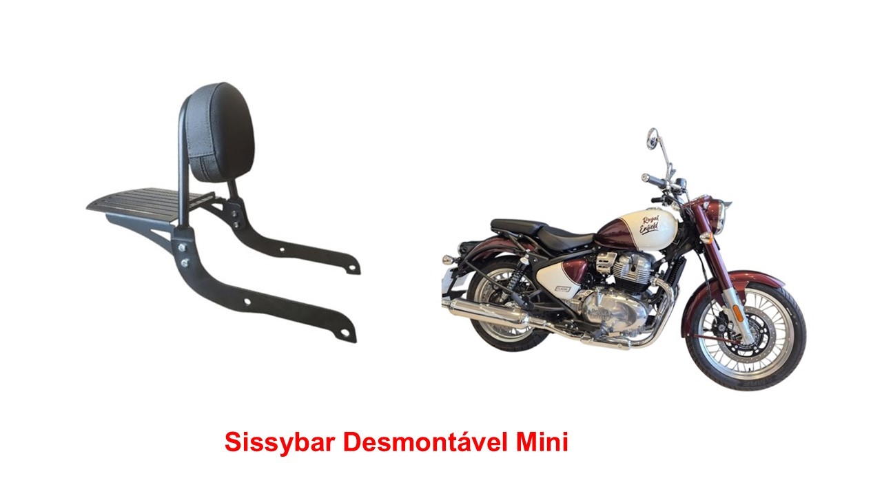 Sissybar Desmontável Mini 25 cmt Classic 650