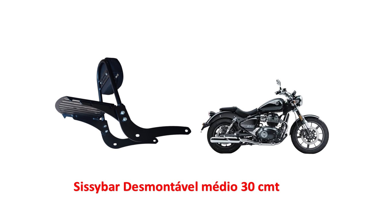Sissybar Desmontável Médio 30 cmt Astral