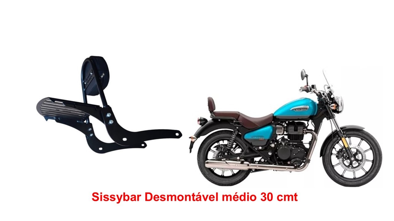 Sissybar Desmontável Médio 30 cmt Aurora 350