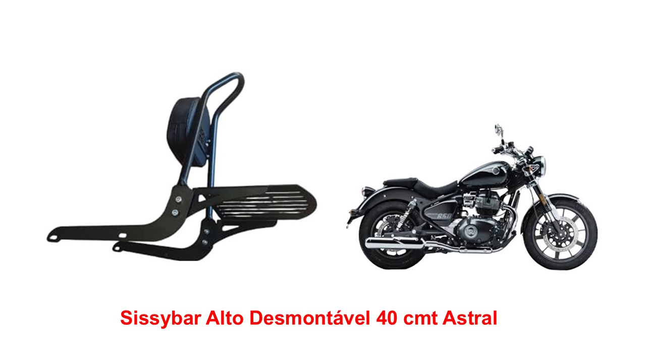 Sissybar Desmontável Alto 40 cmt Interestellar 650