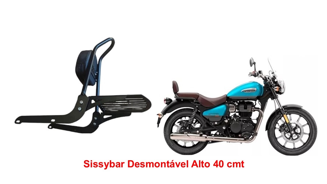 Sissybar Desmontável alto 40 cmt Aurora 350