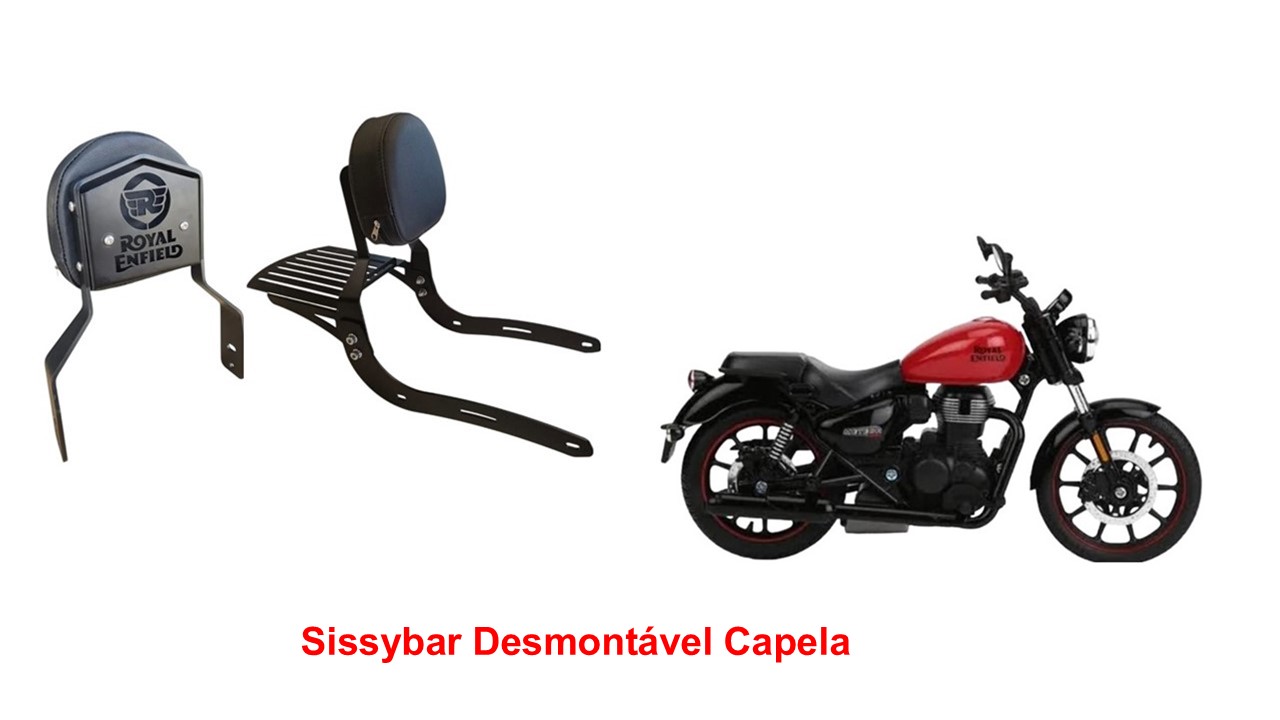Sissybar Desmontável baixo Capela Fireball 350