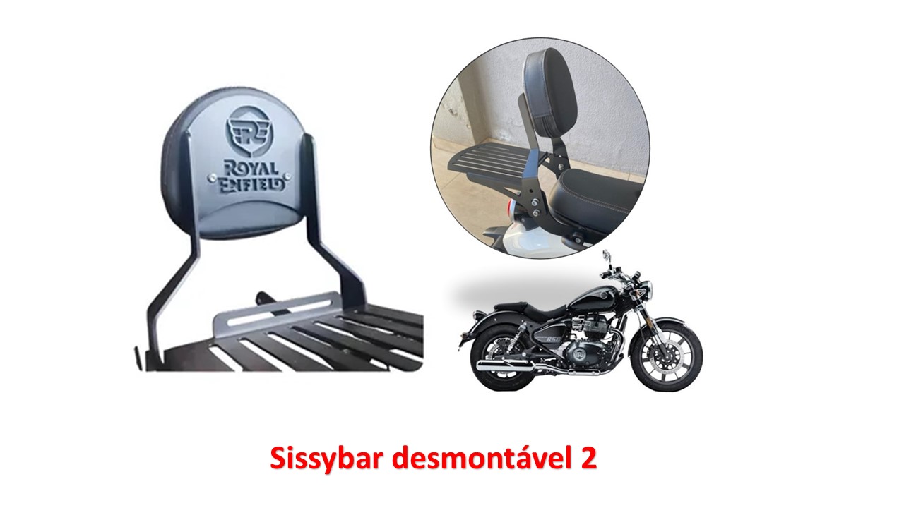 Sissybar Desmontável 2 Super Meteor Interestellar