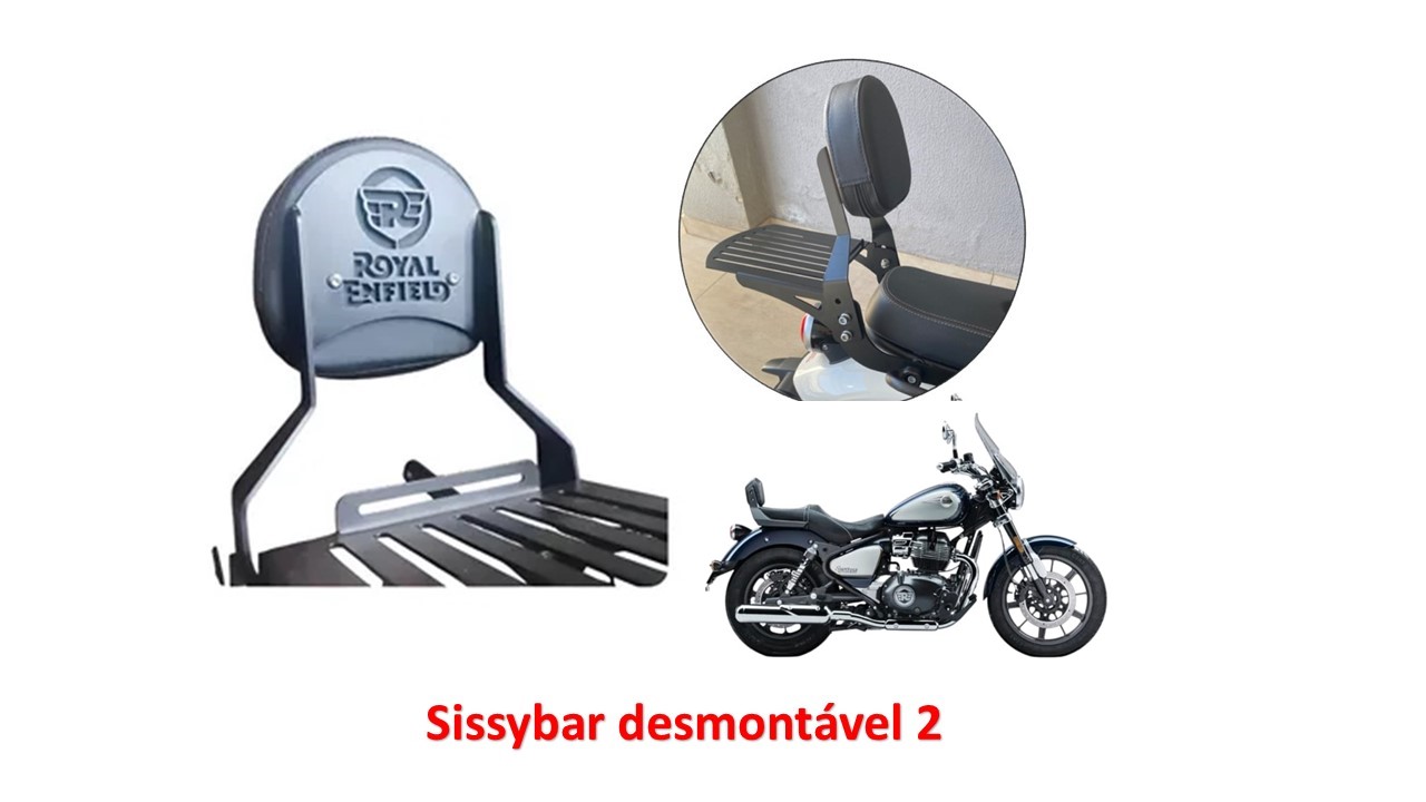 Sissybar Desmontável 2 Super Meteor Celestial