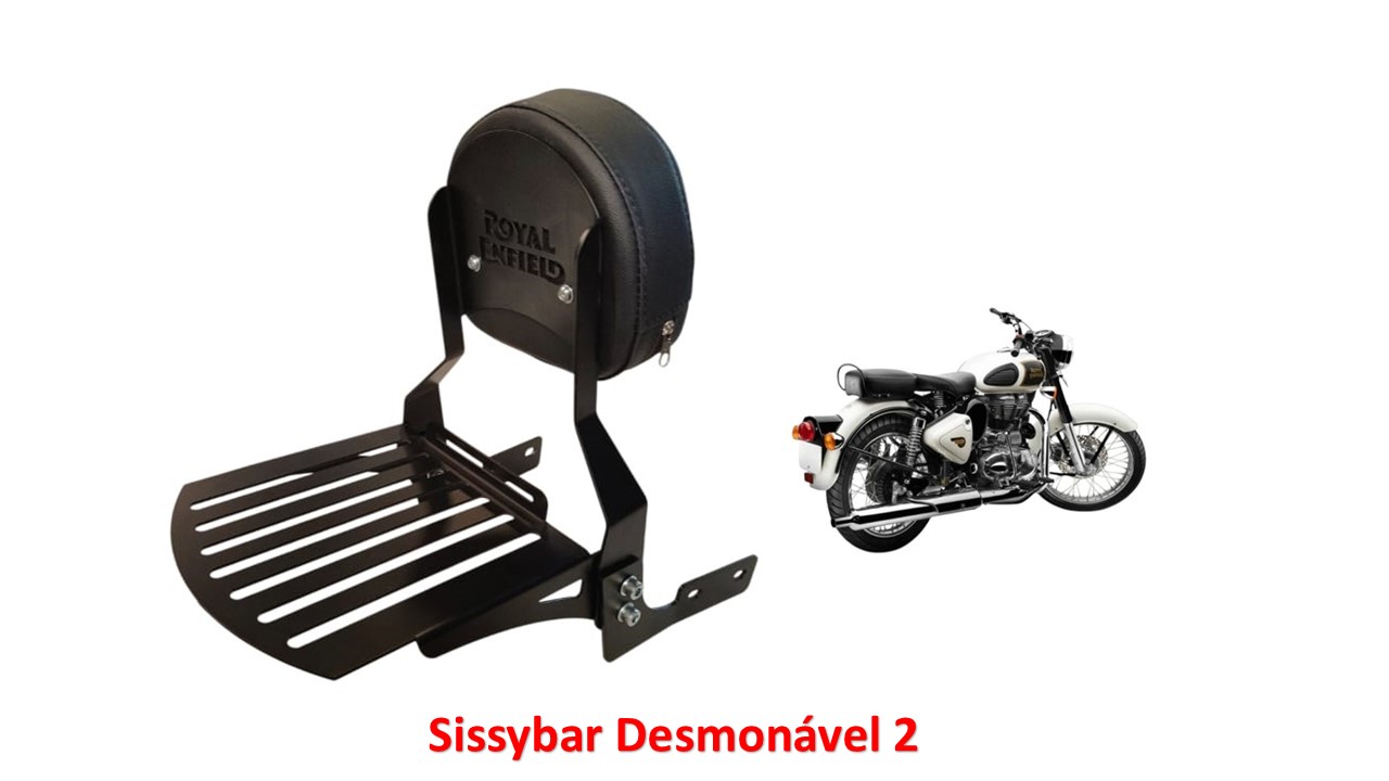 Sissybar Desmontável 2 Classic 350