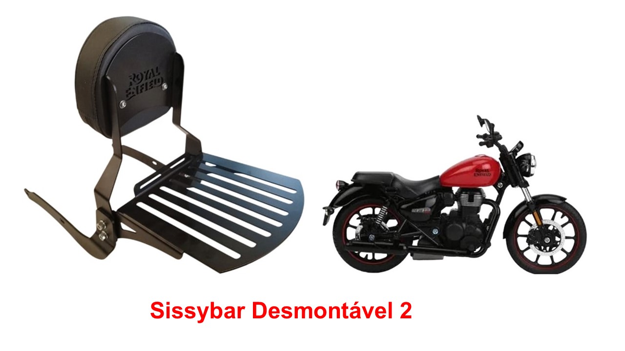 Sissybar Desmontável 2 Meteor 350 Fireball