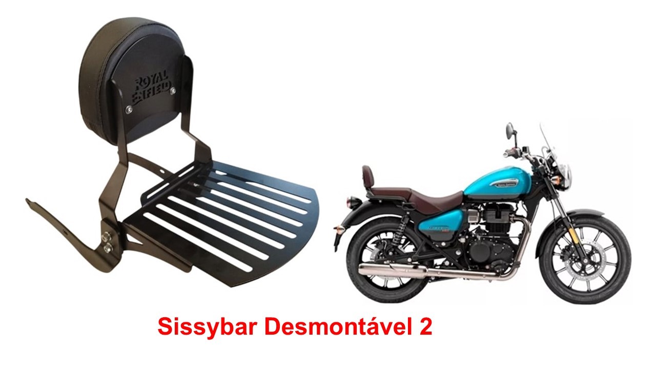 Sissybar Desmontável 2 Aurora Blue