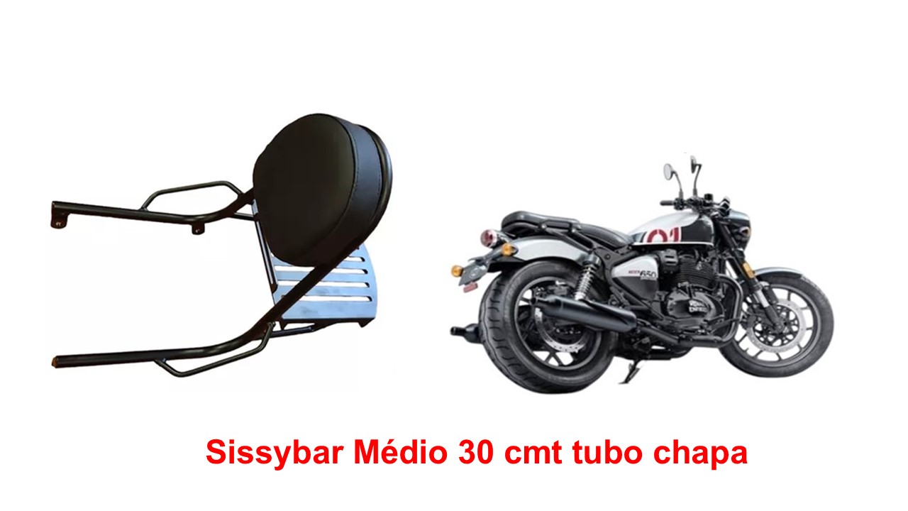 Sissybar médio 30 cmt Shotgun 650