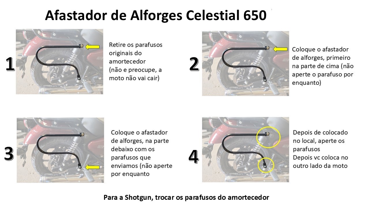 Afastador de Alforges Super Meteor Celestial