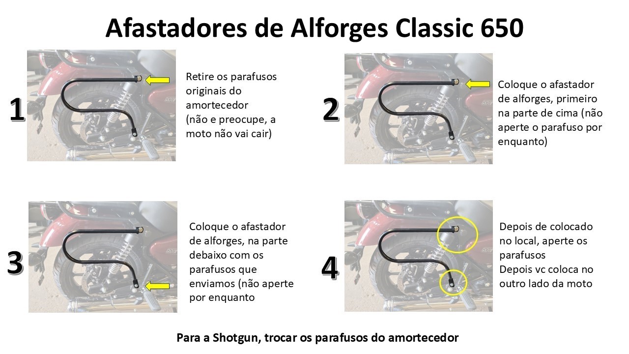 Afastador de Alforges Classic 650