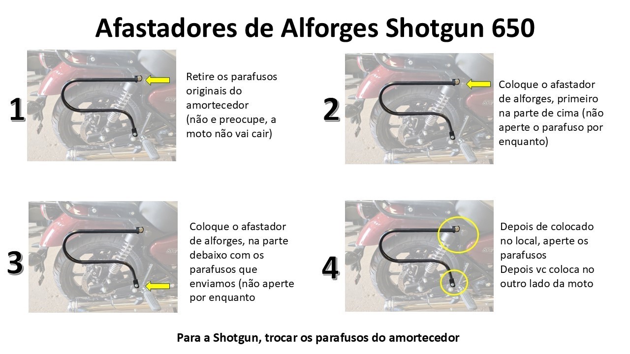 Afastador de Alforges Shotgun 650