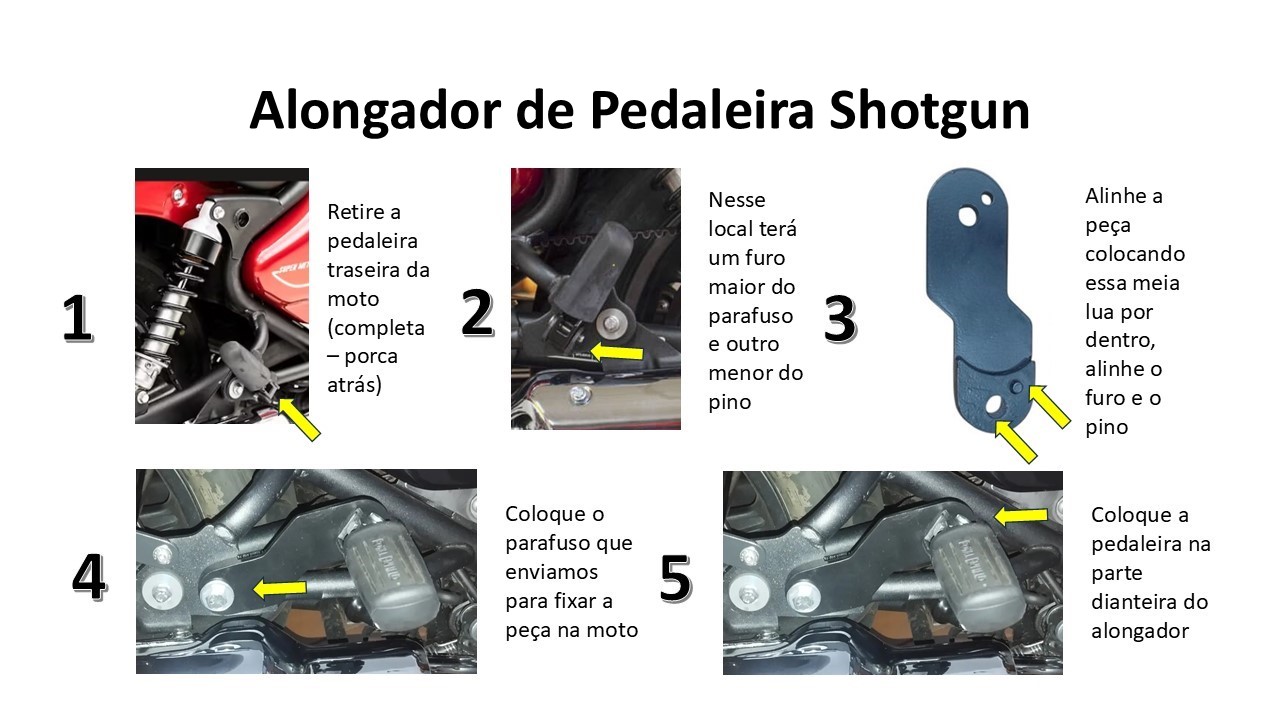 Alongador de Pedaleira Shotgun 650