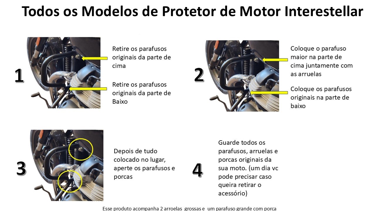 Protetor de Motor Mata Cachorro Interestellar 650