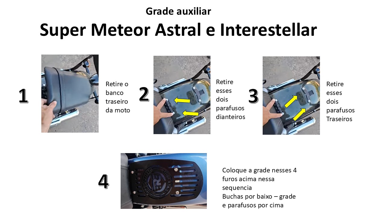 Grade Auxiliar Super Meteor Interestellar 650