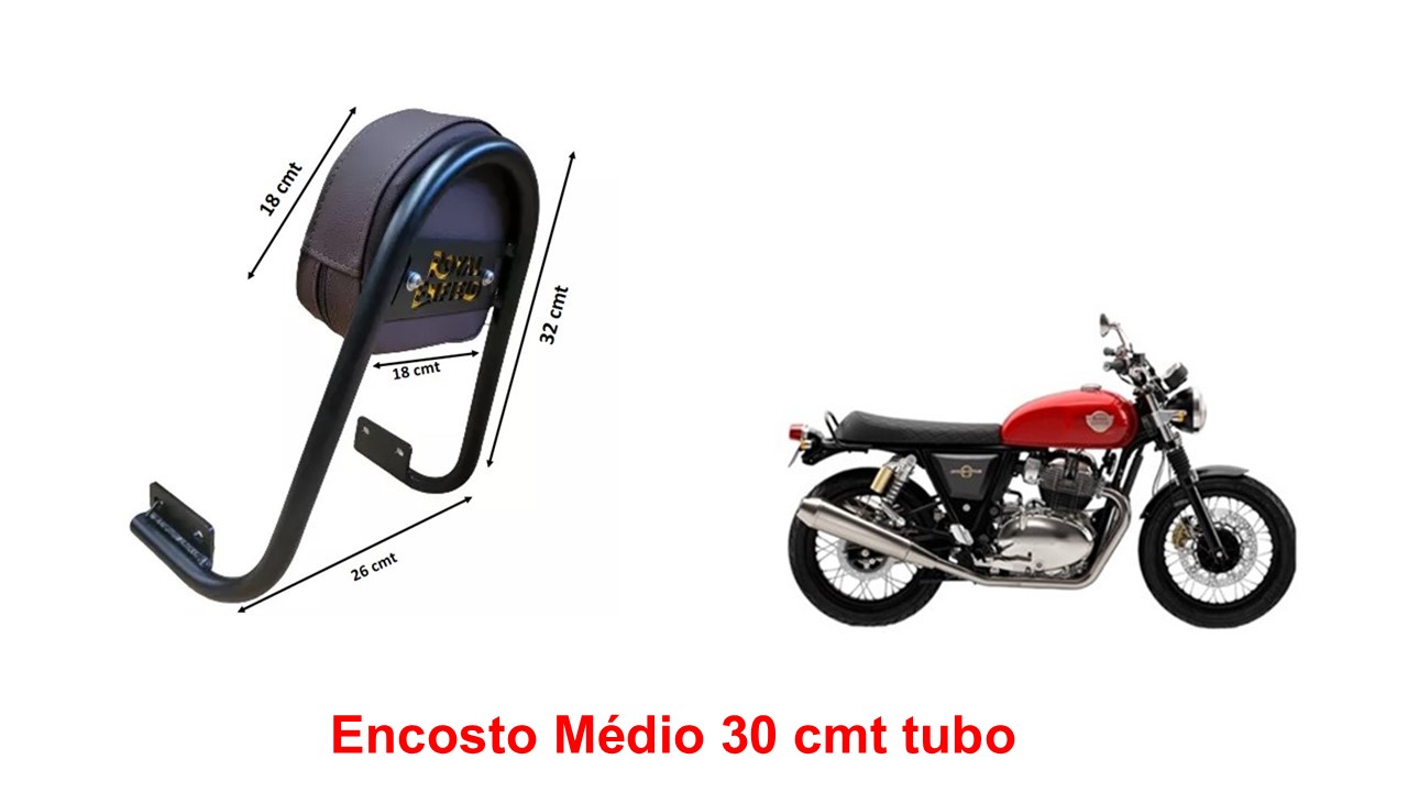 Encosto Médio 30 cmt tubo Bear 650