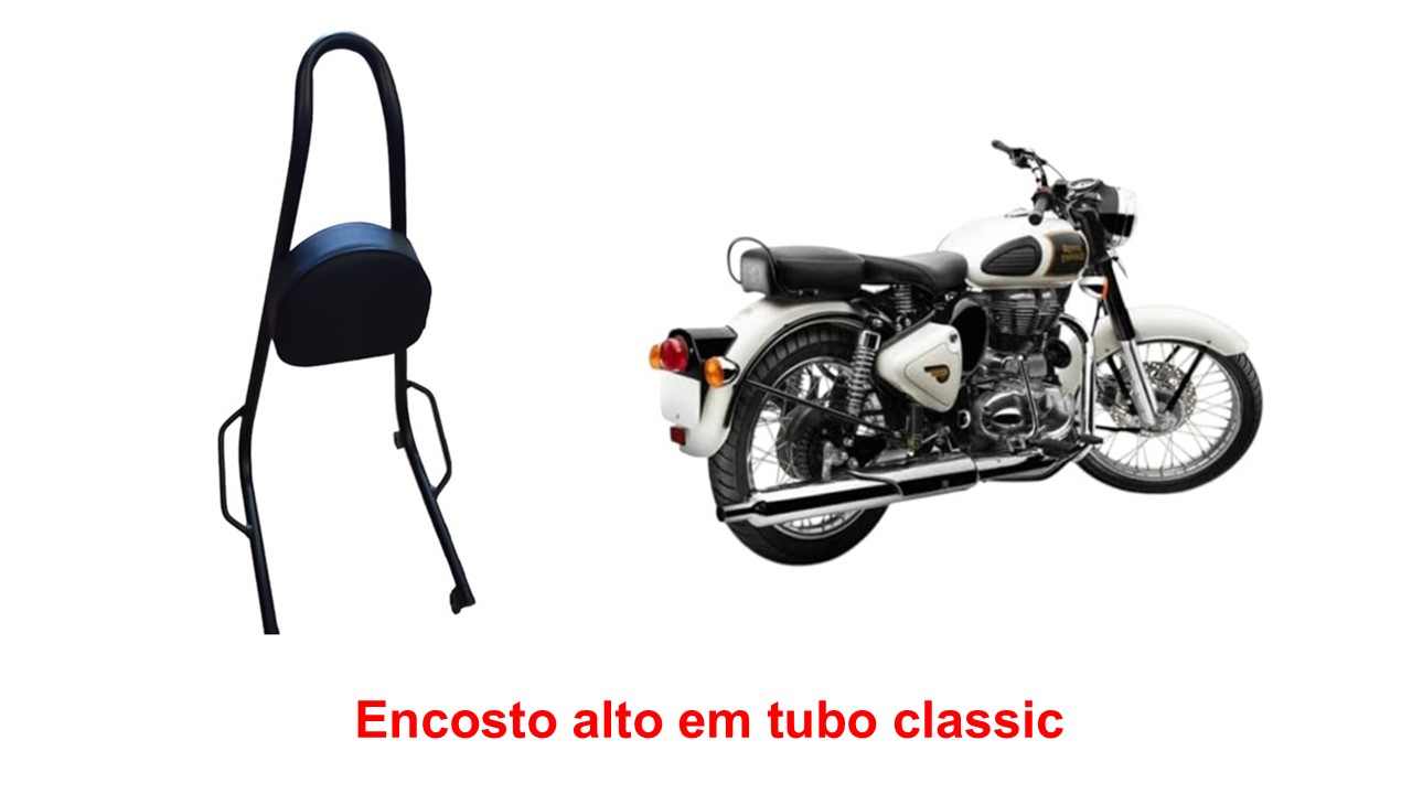 Encosto Alto 50 cmt Tubo Classic 350