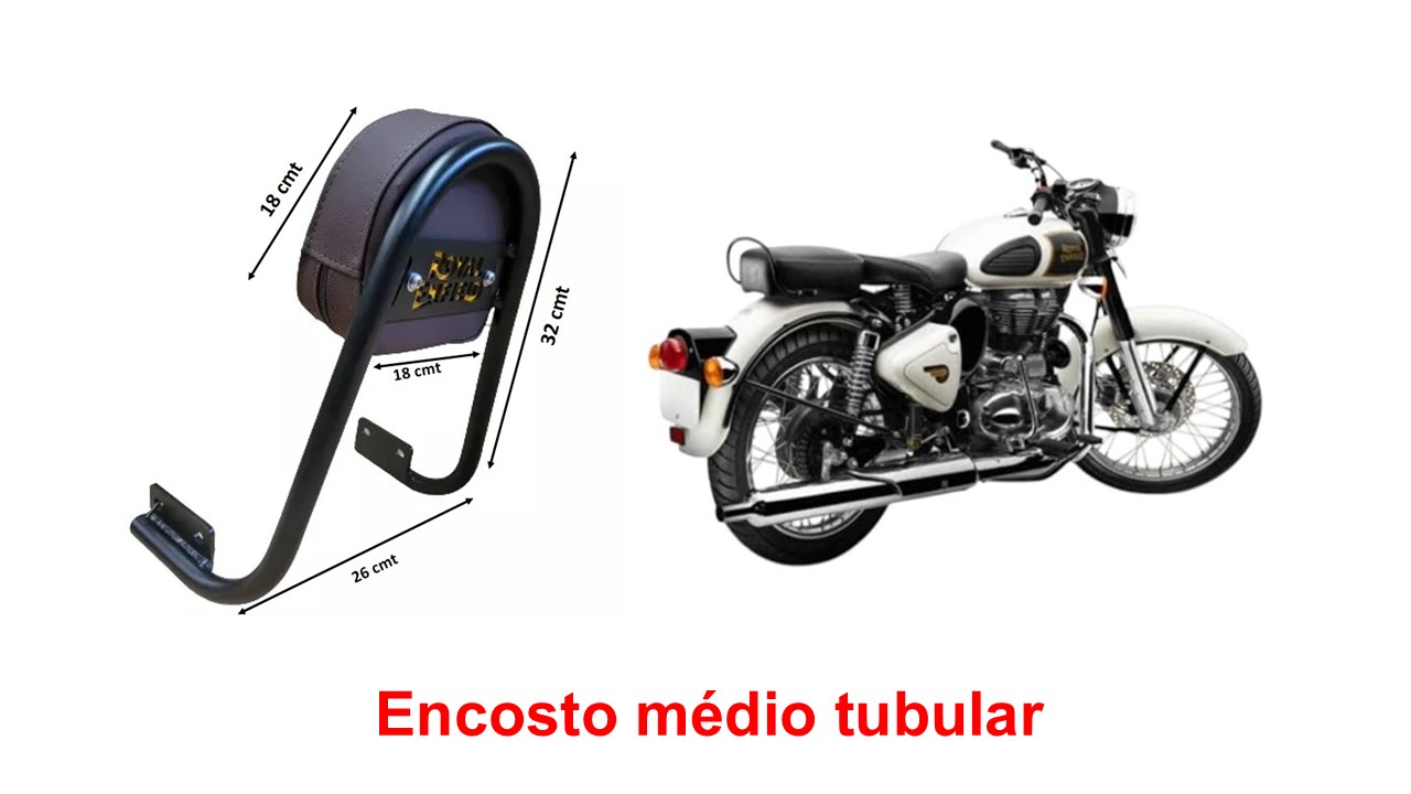 Encosto Médio Tubular Classic 350