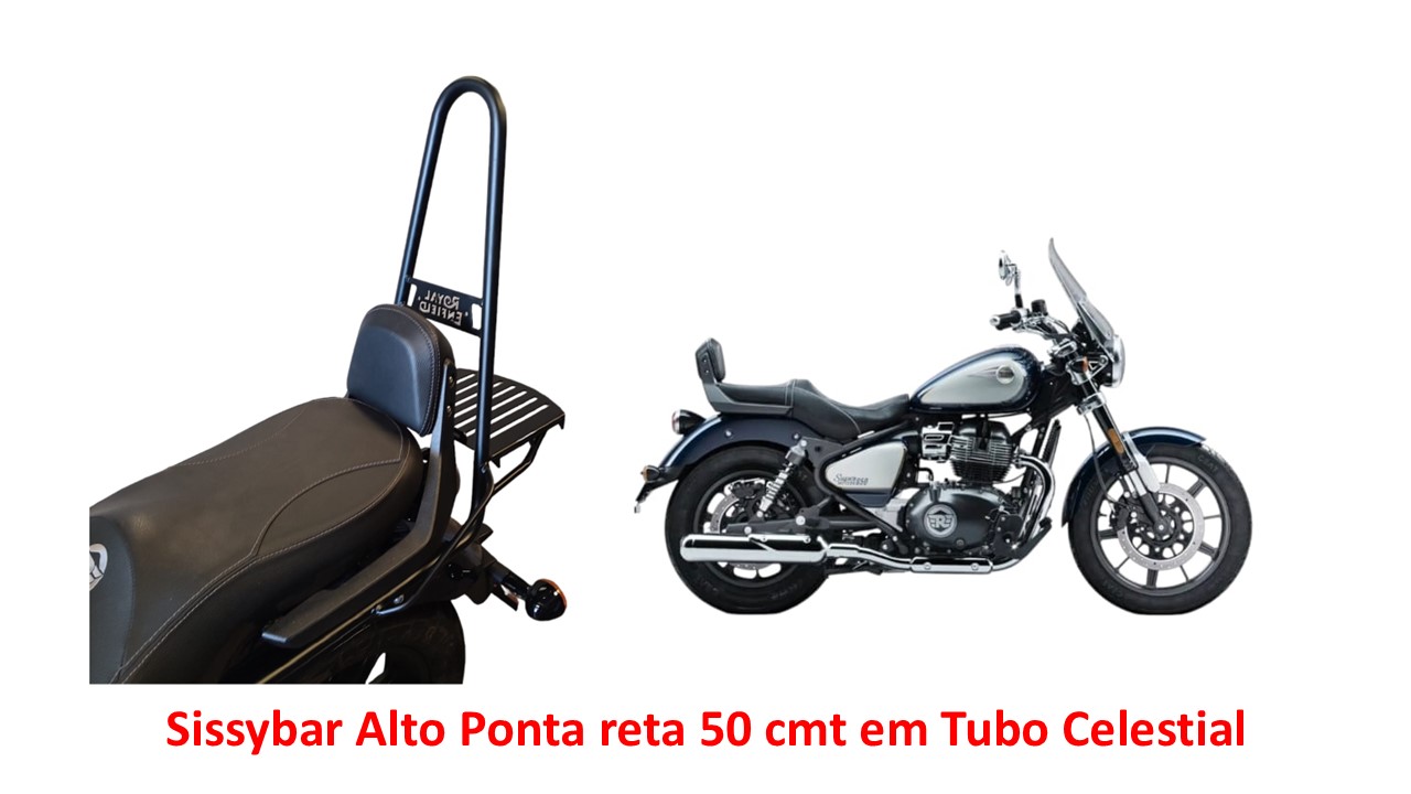 Sissybar Alto Atrás o banco Super Meteor Celestial