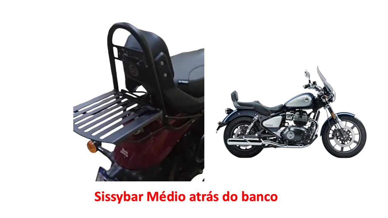 Sissybar Médio atras do banco Super Meteor Celestial